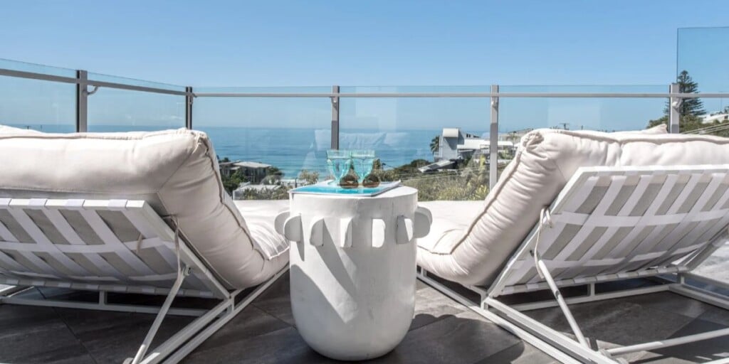 Noosa holiday rentals with ocean view rooftop terrace in Sunshine Beach